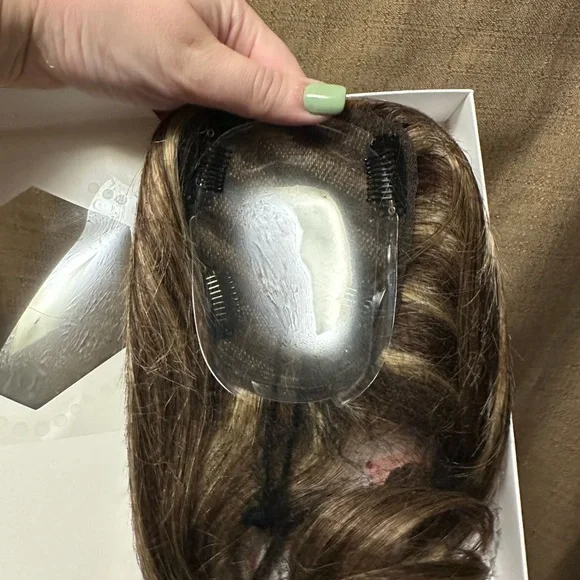 New Vasilia Real Hair Toppers for Women Wiglets 4.8 x 4 Inch Base 12 Inch - Picture 5 of 6